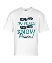 No God no peace, know God know peace