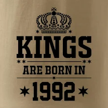 Kings are born in 1992 Kings are born in 1992