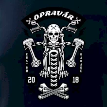 Motorkár  lebka opravár