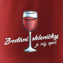 Zdvíhanie pohára je môj šport