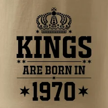 Kings are born in 1970