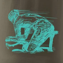 Cestná cyklista zadok