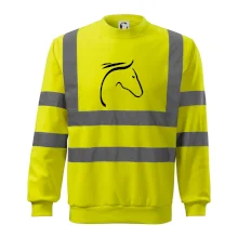 Kôň - hlava silueta Kôň - hlava silueta