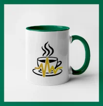 Káva EKG hrnček Káva EKG hrnček