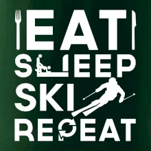Eat sleep ski repeat