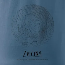 Zvičina - vrstevnice v kruhu