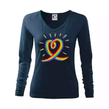 Srdce pride dúha kreslená Srdce pride dúha kreslená