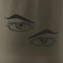 Párový motív - oko naštvané