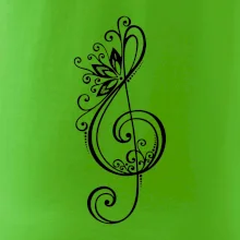 Husľový kľúč kvety