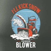 Kick snow blower Kick snow blower