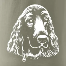 Kokeršpaniel - hlava kreslená