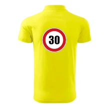 Dopravná značka - obmedzenie rýchlosti 30