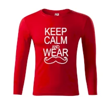 Keep calm and wear mustache Keep calm and wear mustache