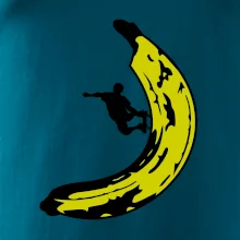 Skateboardista na banánu