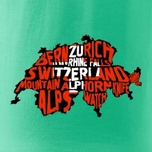 Mapy - názvy miest - Švajčiarsko Mapy - názvy miest - Švajčiarsko