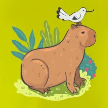 Kapybara a vtáčik Kapybara a vtáčik