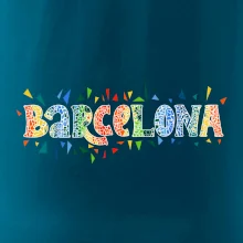 Barcelona Farebný nápis