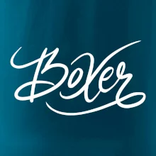 Boxer - nápis okrasný