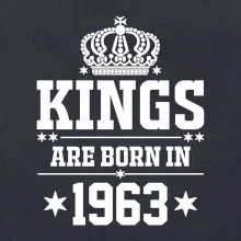 Kings are born in 1963