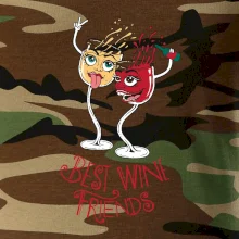 Best wine friends dancing (Pecka design)