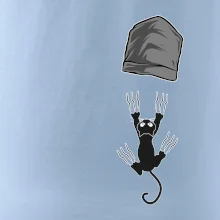 Mačka vypadla z vrecka