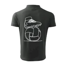 Futbalová lopta kopačka jedným ťahom