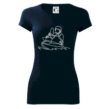 Kajak na vode jedným ťahom