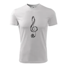 Husľový kľúč kreslený Husľový kľúč kreslený