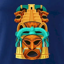 Mayová maska s pyramídou