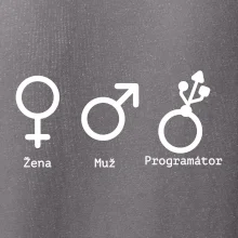 Muž žena programátor