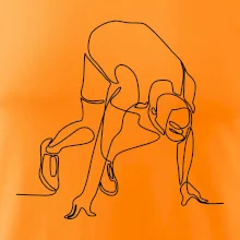 Bežec na štarte jedným ťahom Bežec na štarte jedným ťahom