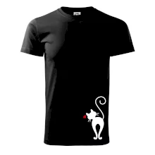 Zamilovaná mačka zozadu Zamilovaná mačka zozadu