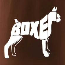 Boxer nápis v tele