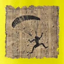 Egyptské hieroglyfy paraglide