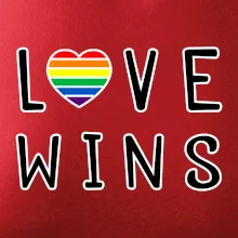 Love wins nápis