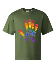 LGBT hand print