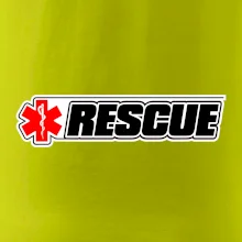 Záchranár rescue kríž červený Záchranár rescue kríž červený