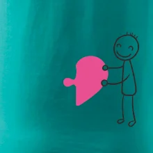 Párové tričká puzzle postavička