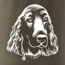 Kokeršpaniel - hlava kreslená