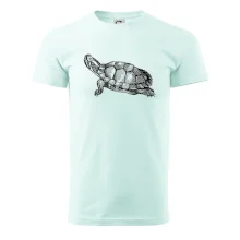 Ceruzkou kreslená korytnačka