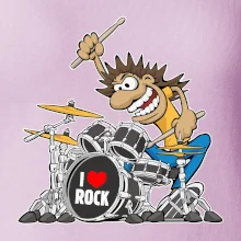 I love rock bubeník