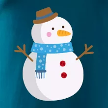 Snehuliak so šálom