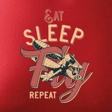 Eat Sleep Fly Repeat letadlo