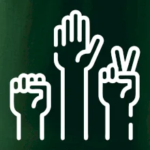 Kameň nožnice papier ikony