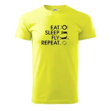 Eat sleep fly repeat