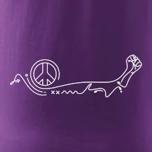 Päsť a symbol mieru