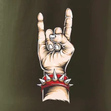 Rocková ruka s náramkom