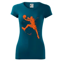 Basketball player splash