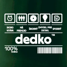 Čiarový kód - dedko