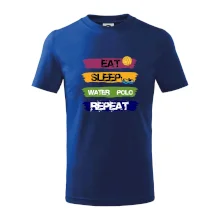 Eat sleep watter polo farebné